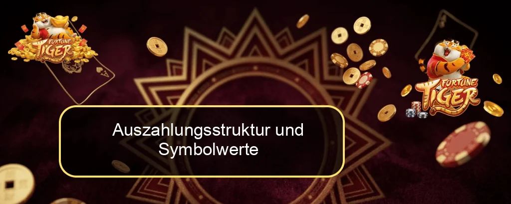 Auszahlungsstruktur und Symbolwerte